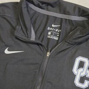 Nike OC Black Dri-Fit Quarter Zip Long Sleeve Shirt Size S Logo NCAA Fan Apparel